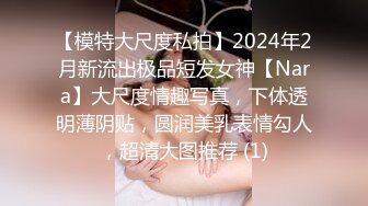 【模特大尺度私拍】2024年2月新流出极品短发女神【Nara】大尺度情趣写真，下体透明薄阴贴，圆润美乳表情勾人，超清大图推荐 (1)