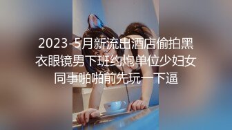 2023-5月新流出酒店偷拍黑衣眼镜男下班约炮单位少妇女同事啪啪前先玩一下逼