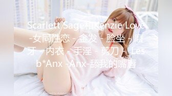 Scarlett Sage和Kenzie Love-女同性恋 - 金发 - 脸坐 - 磨牙 - 内衣 - 手淫 - 剪刀 -  Lesb*Anx -Anx-舔我的嘴唇